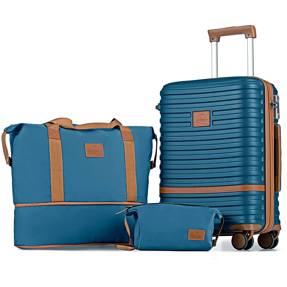 Joyway Carry On Luggage 20 Inch Expandable Suitcase with Spinner Wheel, 4 Piece Hard Shell Luggage Set with TSA Lock