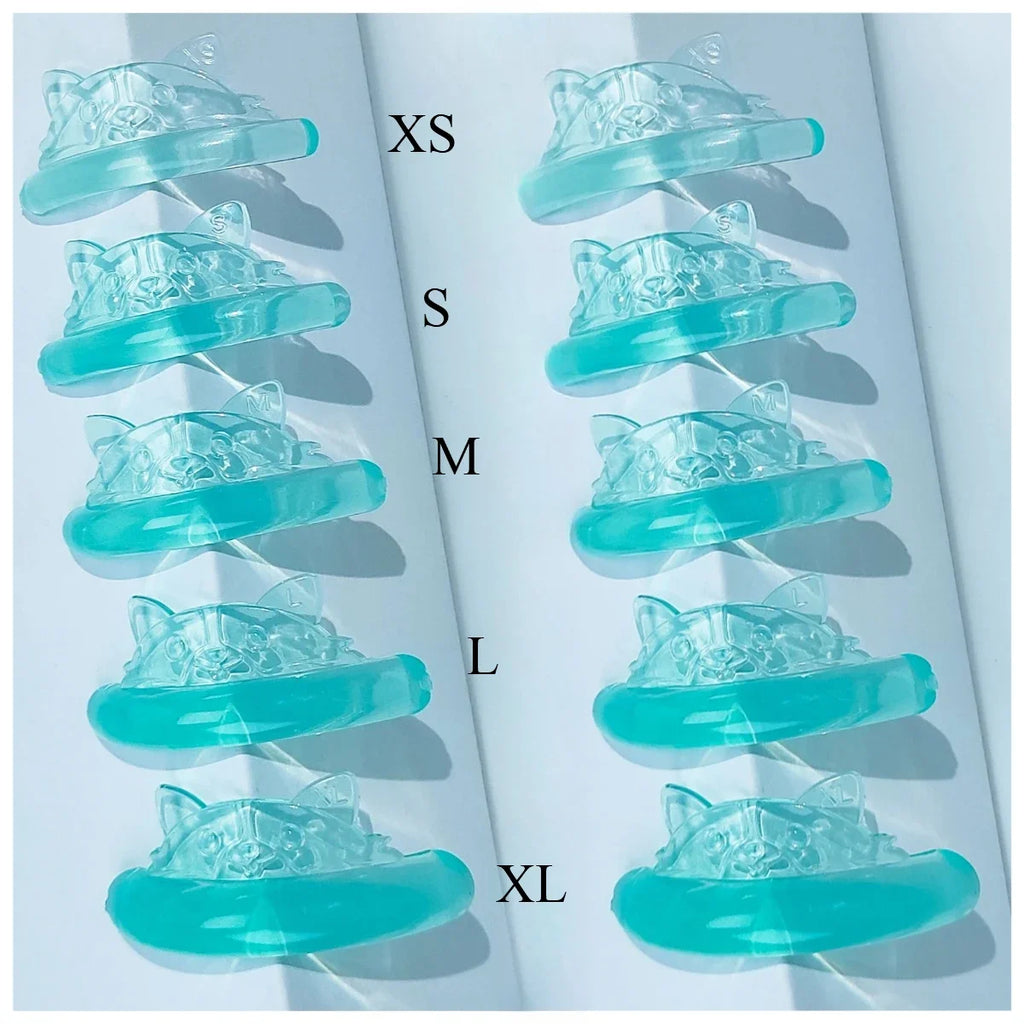 RUZOFO New 5 Pairs Fox Shape Silicone Lashes Lift Pad Eyelash Extension Perming Pads Lash Curler Rod Eyelashes Makeup Tool