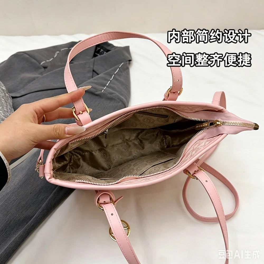 Michael Kors New Urban Women's Luxury Fashion Commuter Bag Casual Handbag MK Classic Old Flower Single Shoulder Crossbody Bag