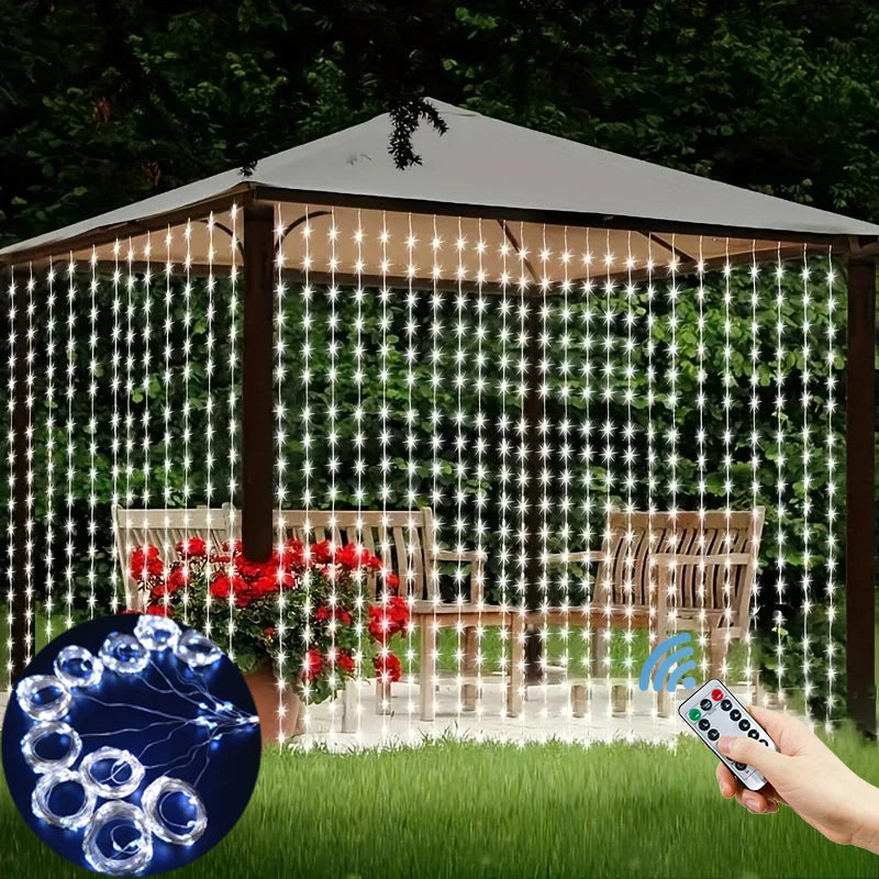 USB Curtain Lighting String Home Wall Wedding Birthday Decoration New Year Christmas Party Holiday LED Lights