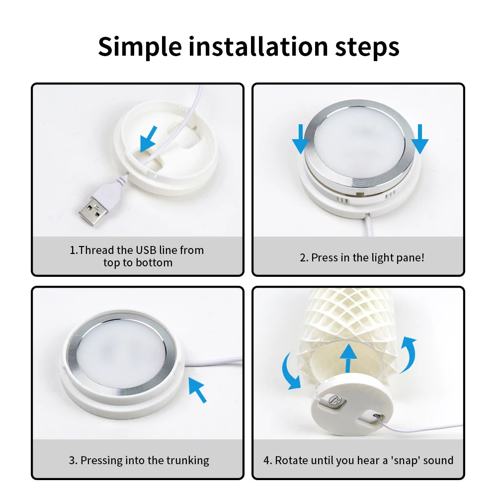DIY Model LED Light For Bambu Lab RGB Lamp Kit 001 Warm White DC 5V 3W RGB For Bambu Lab 3D Printer Parts Bambu Lab With Remote