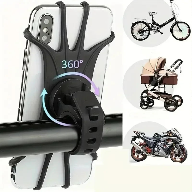 Bike Phone Holder Bicycle Mobile Cellphone Holder Motorcycle Suitable for Various Phone Models