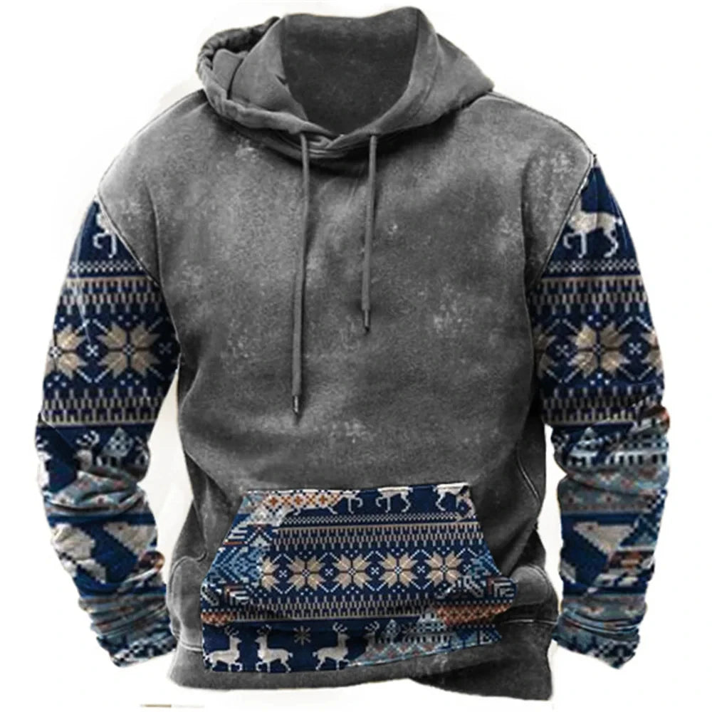 Vintage Hoodie Ethnic 3d Print Hoodies Men Women Fashion Kids Hoodies Sweatshirts Boy Coats Women Sweats Men's Clothing