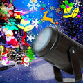 Pumpkin/Snowflake Projector Lights Outdoor/Indoor USB Rotating Pumpkin Ghost Ambient Light Halloween Christmas Festive Decor