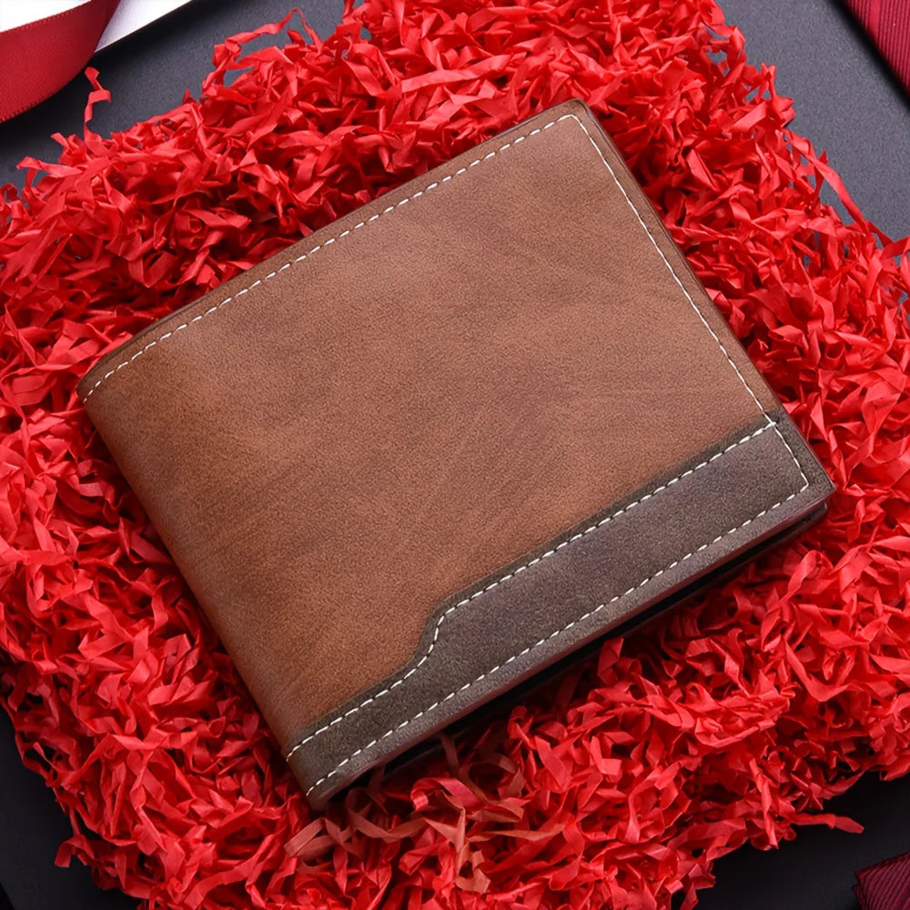 Personalized Wallet - Custom Engraved Name & Initials Valentine'S Gifts Anniversary Gifts Birthday Gift Men'S Gifts