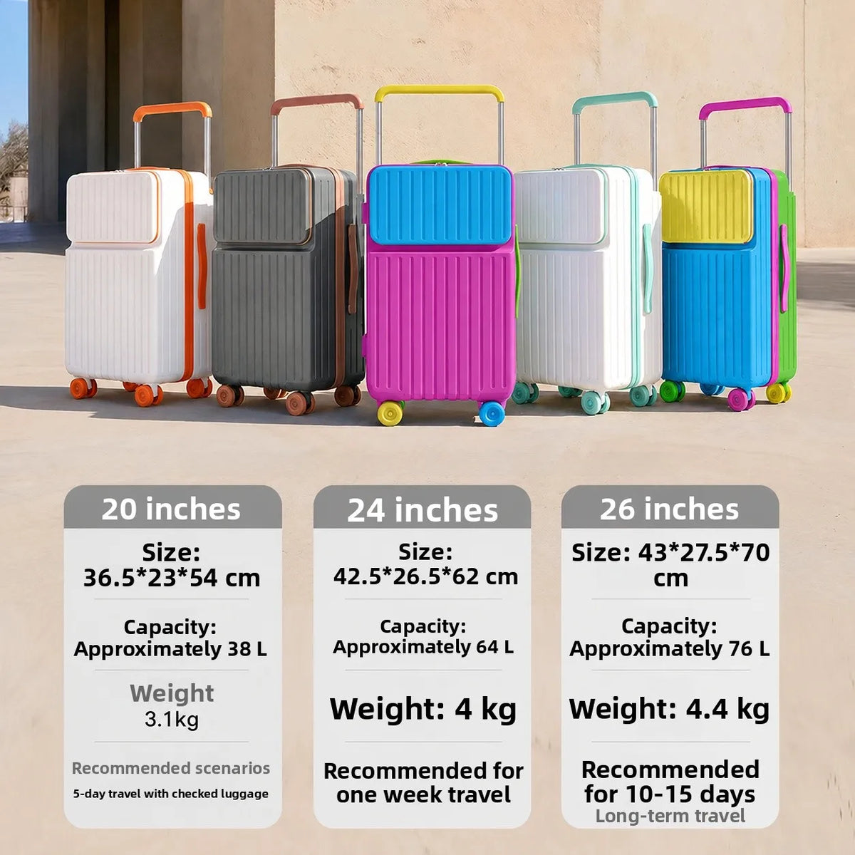 High Aesthetic 20 Inch Checkpoint Friendly Carry on Suitcase  Pullman Password Lock Student Travel Bag Hardshell Suit...