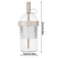 Reusable Coffee Cups 17oz Beverage Tumbler with Lid Straw for Women Men Travelers Students Home Office Gym Beach Picnic