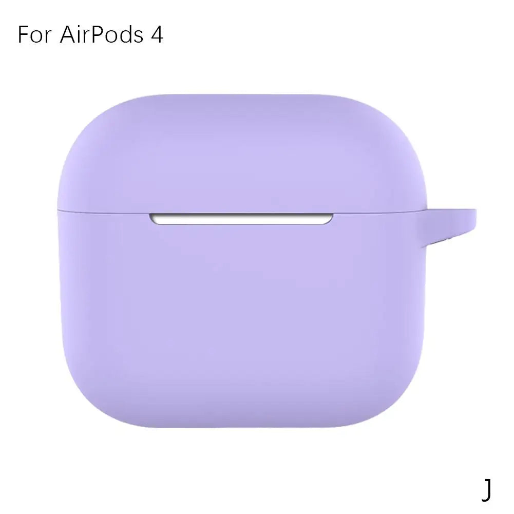 For AirPods 4 Silicone Protective Case Colorful Anti-fall Anti Scratch Earphone Protector Headphone Accessories