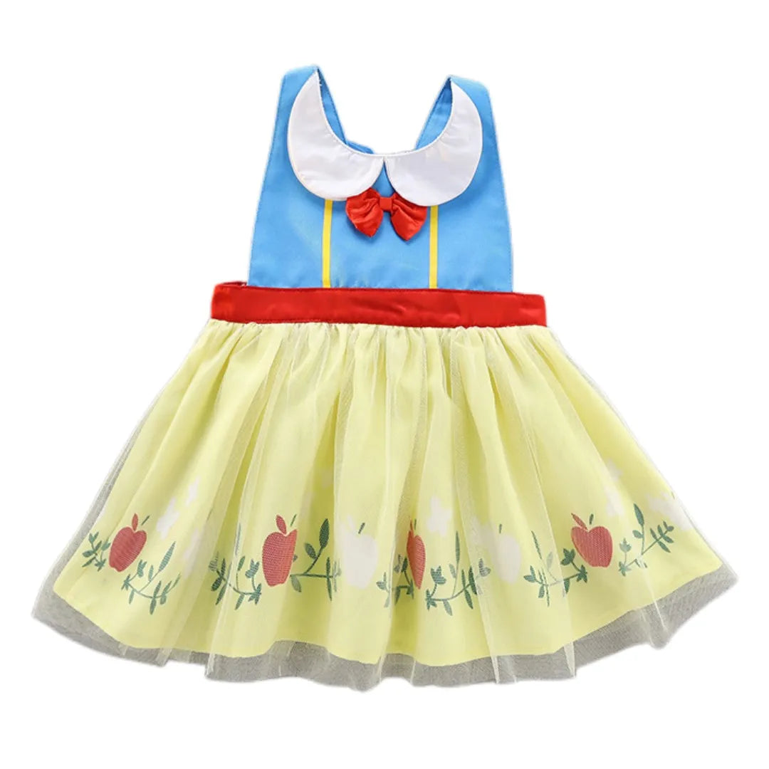 Children's Aprons Baby Painting Overalls Covers Baby Girls Waterproof Eating Bibs Cute Princess Design Kids Colorful Bibs Aprons