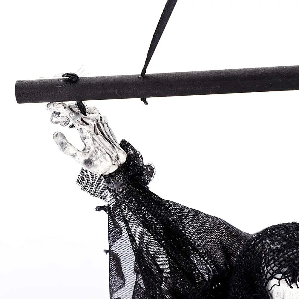 Halloween Skull Small Hanging Ghost Bar KTV Decoration Supplies Pendant Electric Light up Small Hanging Ghost Trick Prop