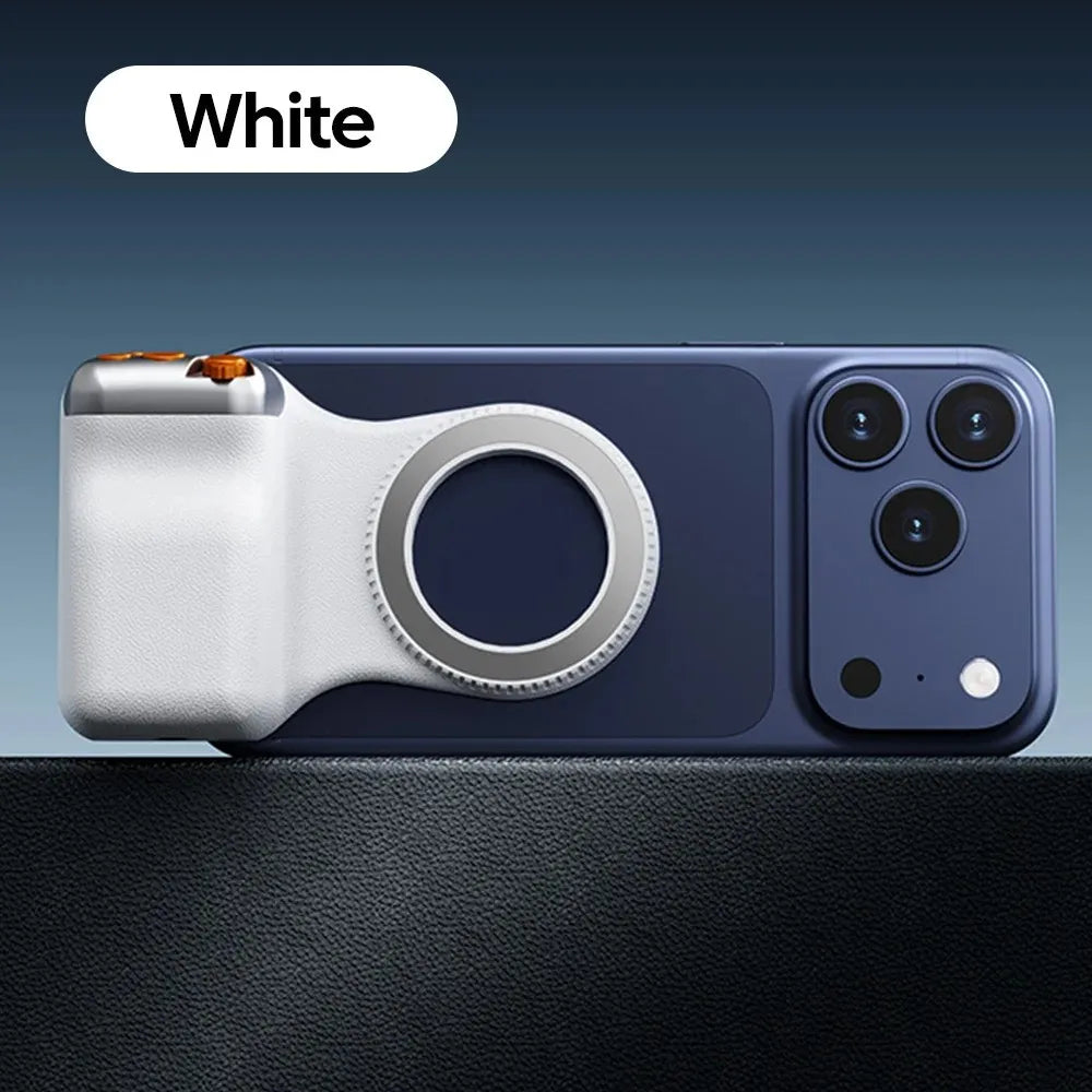 KEBDIU Magnetic Camera Hand Grip MagSafe Bluetooth Remote Control Shooting Aid Phone Stabilizer Handle