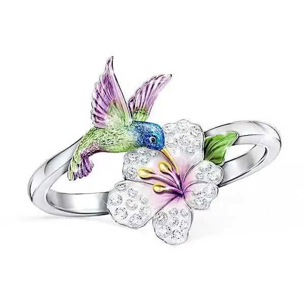 New jewelry, exquisite decoration, fashionable butterfly pattern women's ring