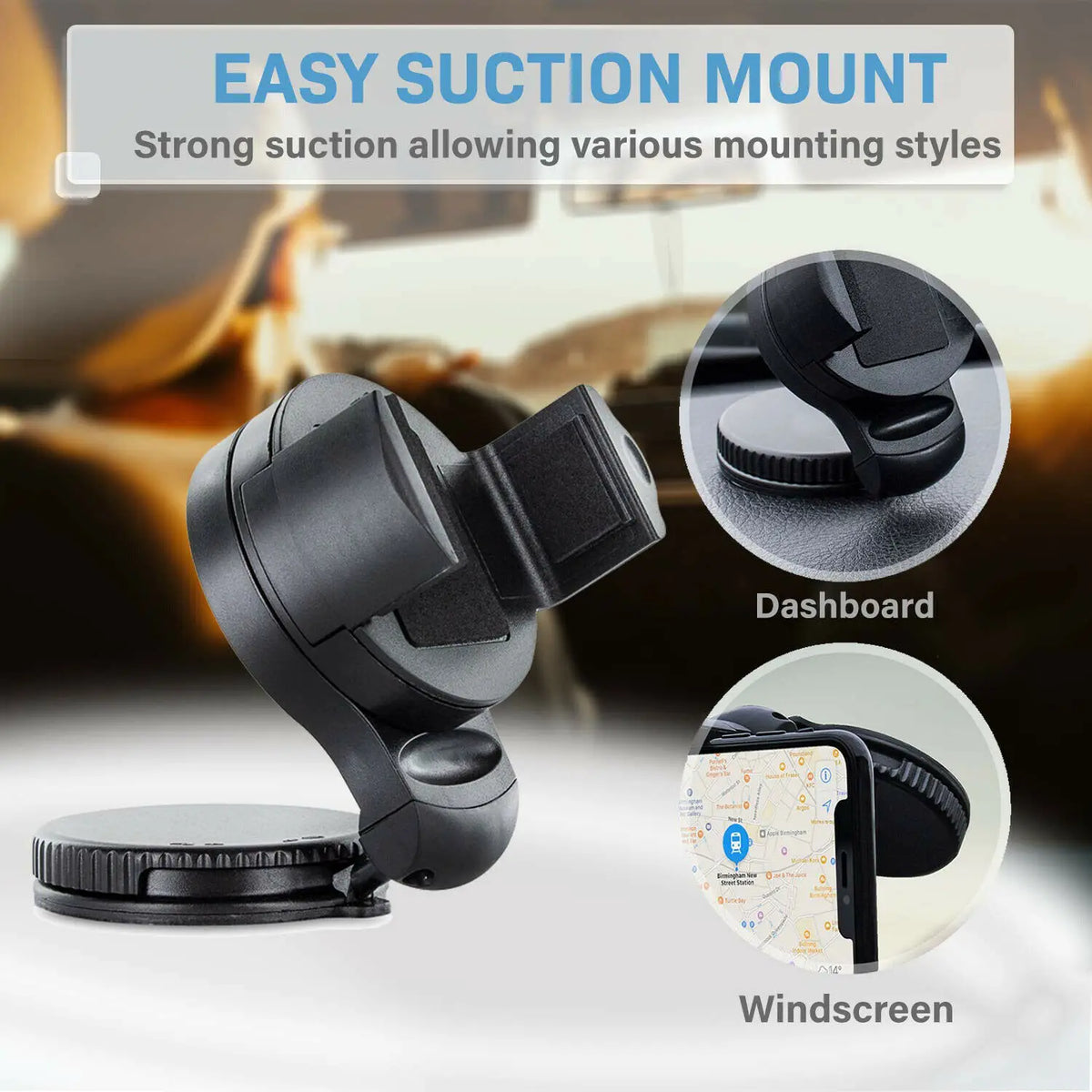 Universal Mobile Car Phone Holder For Phone In Car Holder Windshield Cell Stand Support Smartphone Voiture Suporte Porta Celular