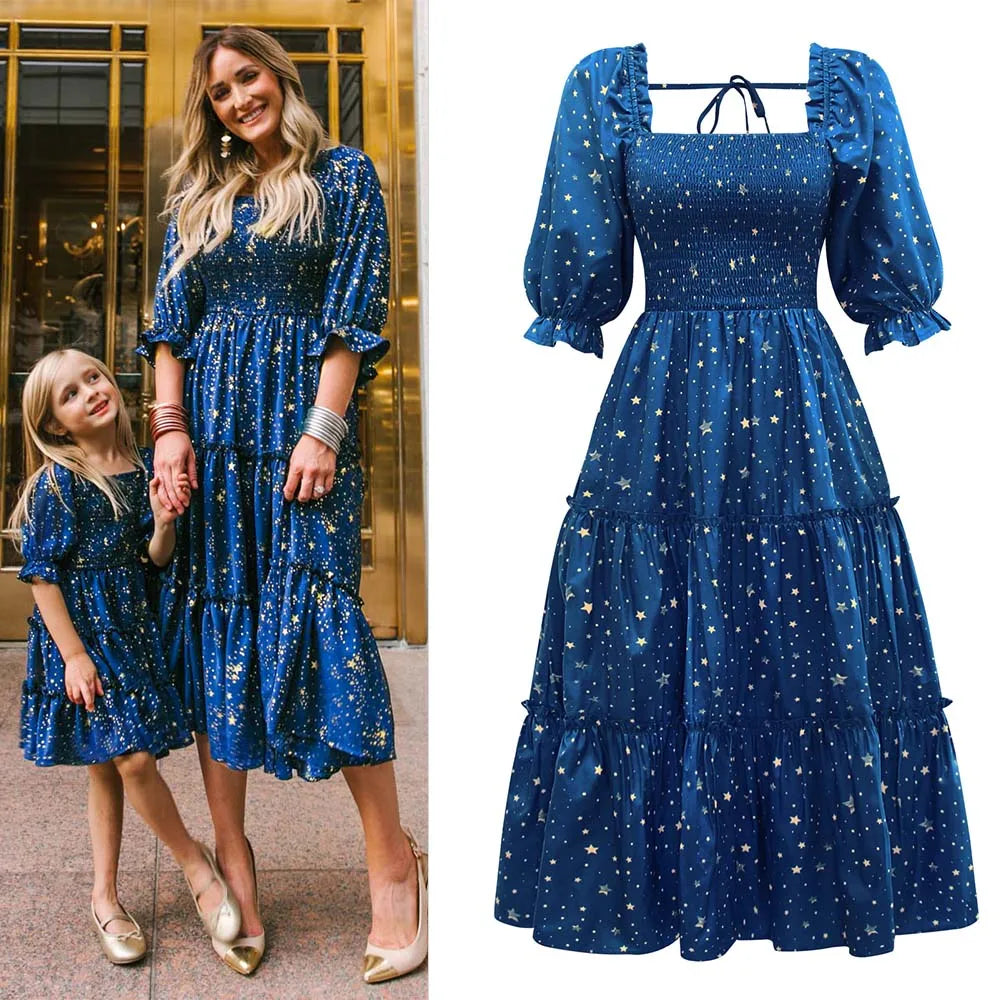 Family Matching Outfits Mommy And Daughter Matching Clothes Mother Kids Family Dresses Family Look Clothes Women Dresses