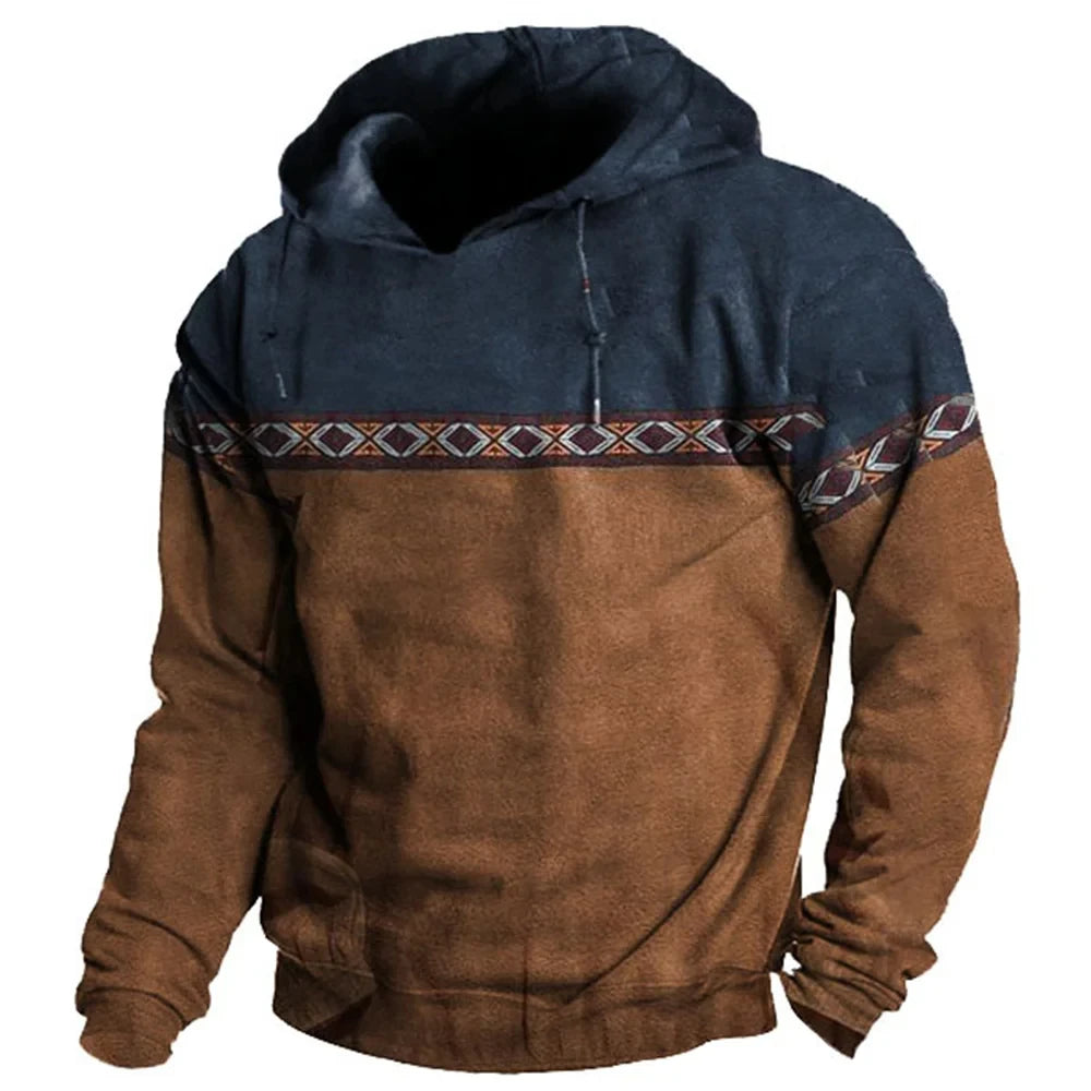 Vintage Hoodie Ethnic 3d Print Hoodies Men Women Fashion Kids Hoodies Sweatshirts Boy Coats Women Sweats Men's Clothing