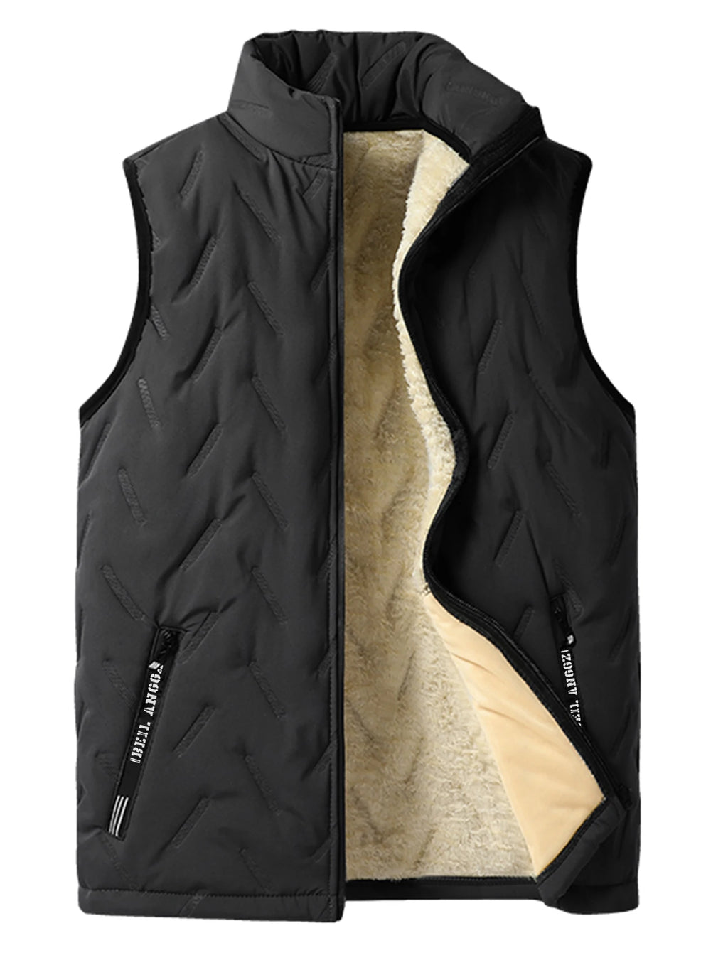 Autumn and Winter Thickened Warm Vest, Autumn and Winter Style Coat, Windproof and Cold-Proof Warm Top