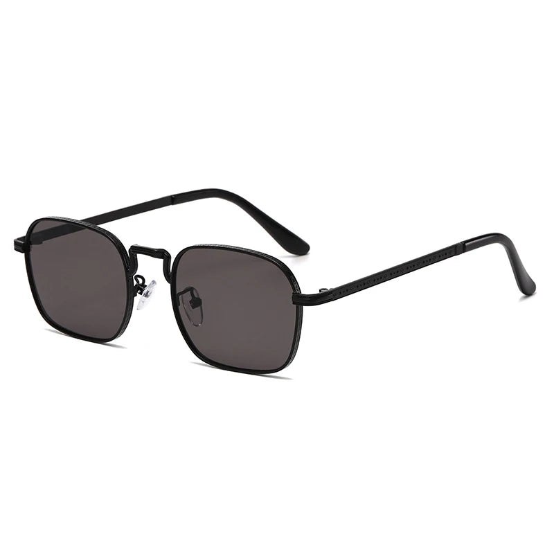 New Square Oval Metal Sunglasses Vintage Retro Men Sunscreen Sunglasses Women Resistant Eyewear Luxury Designer Uv400 ﻿