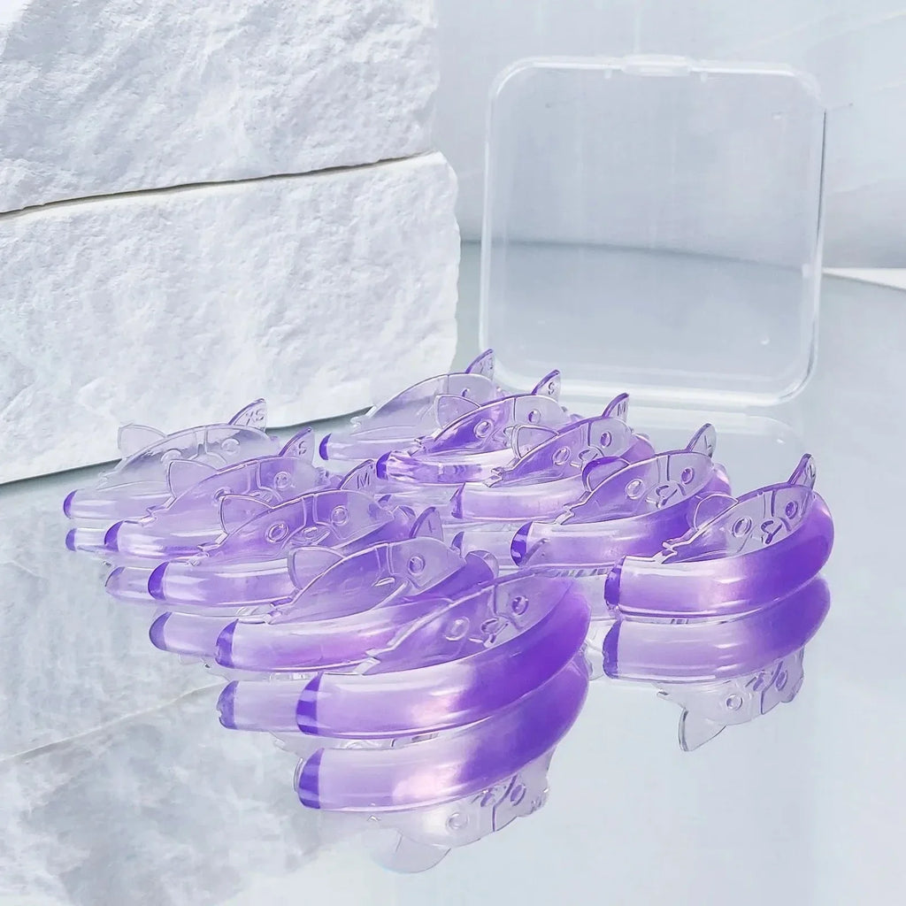 RUZOFO New 5 Pairs Fox Shape Silicone Lashes Lift Pad Eyelash Extension Perming Pads Lash Curler Rod Eyelashes Makeup Tool