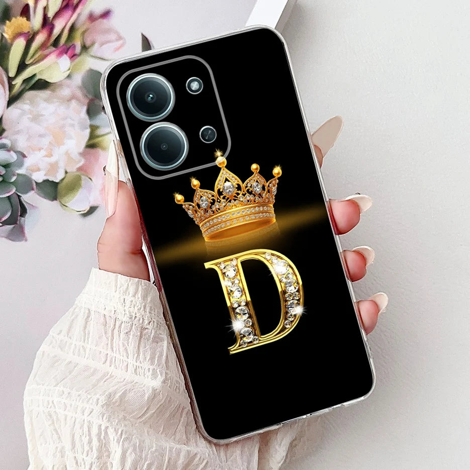 For Xiaomi Redmi 15C 4G Case New Luxury Letters Cover Soft Slim Phone Case For Xiaomi Poco C85 C 85 Redmi15C 4G Back Cover Coque