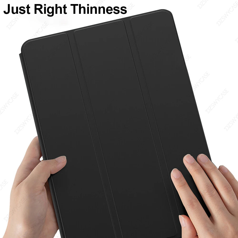 Case for Xiaomi Redmi Pad SE 8.7 inch 2024, Silicone Tablet Case, Slim Trifold Stand, Smart Cover with Auto Sleep / Wake