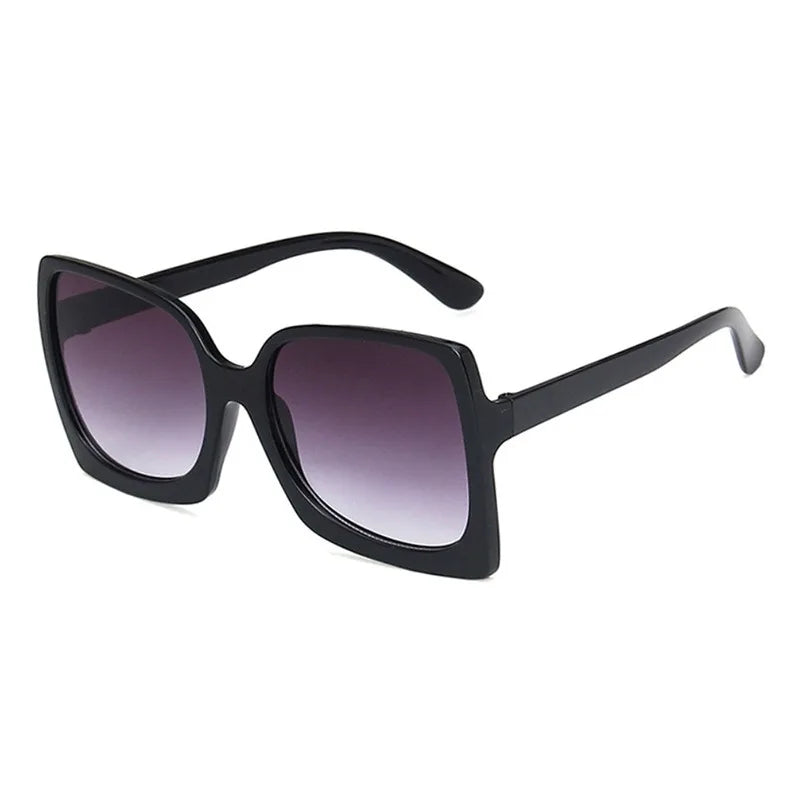 Big Frame Fashion Oversized Sunglasses Women Brand Designer Plastic Female Gradient Sun Glasses Gafas De Sol Mujer UV400