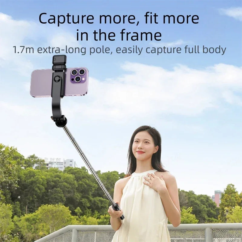Selfie Stick 1700mm Ultra Long Stretch Portable Phone Holder Bluetooth Remote With Fill light Tripod Stand For Live Broadcas