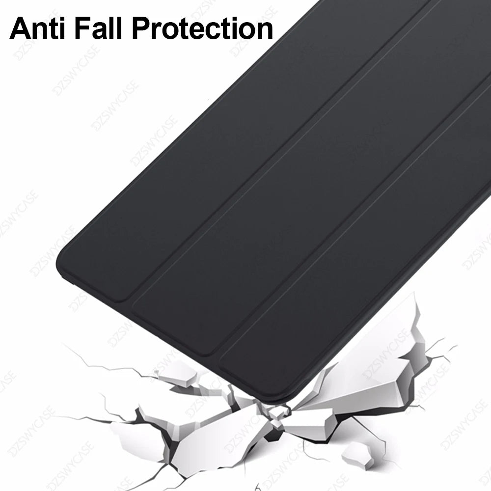 Case for Xiaomi Redmi Pad SE 8.7 inch 2024, Silicone Tablet Case, Slim Trifold Stand, Smart Cover with Auto Sleep / Wake