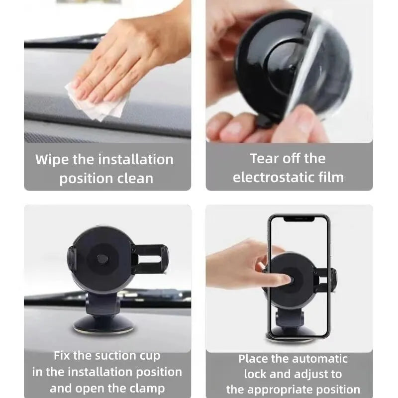 Universal Mobile Car Phone Holder for Phone In Car Holder Windshield Cell Stand Support Smartphone Voiture Suporte Porta Celular