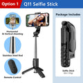Mini Selfie Stick Foldable Tripod with Bluetooth Wireless Monopod with Remote Shutter For iPhone IOS Xiaomi Android Phone