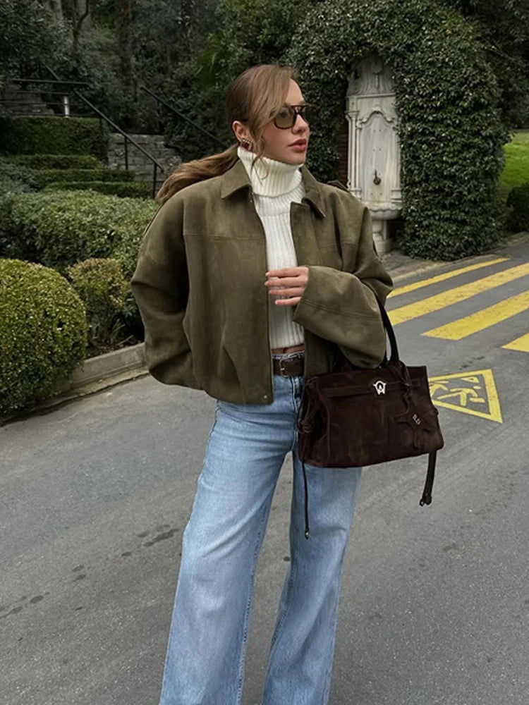 Black Stand Collar Trench Coat Women Casual Long Sleeve Single-breasted Loose Windbreaker Lady Autumn High Street Outwear 2026
