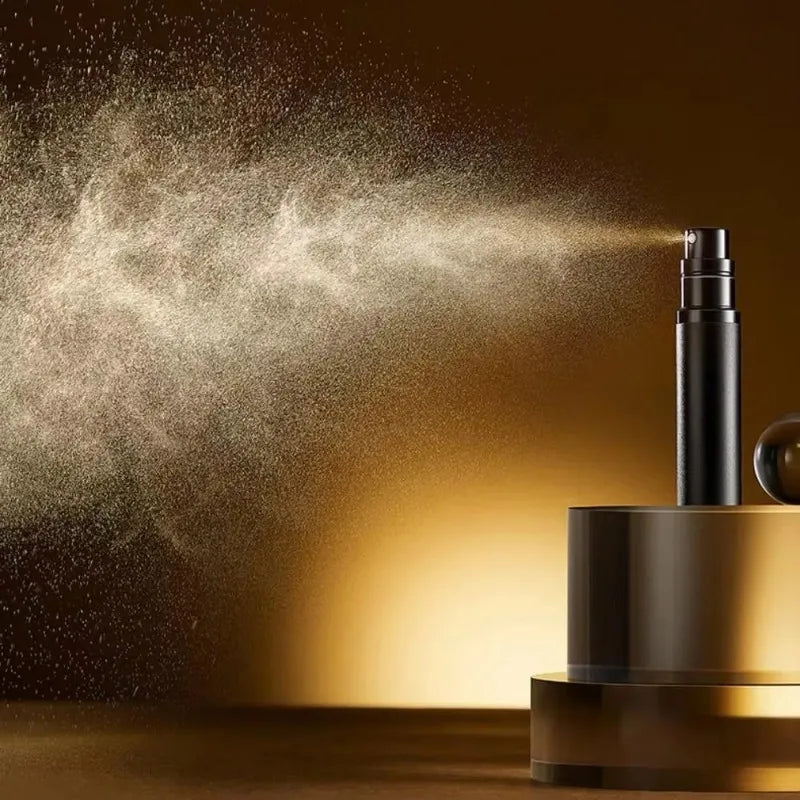 5ml Refillable Mini Perfume Spray Bottle ， Portable Aluminum Travel Container for Cosmetics & Liquid Sub-Bottling