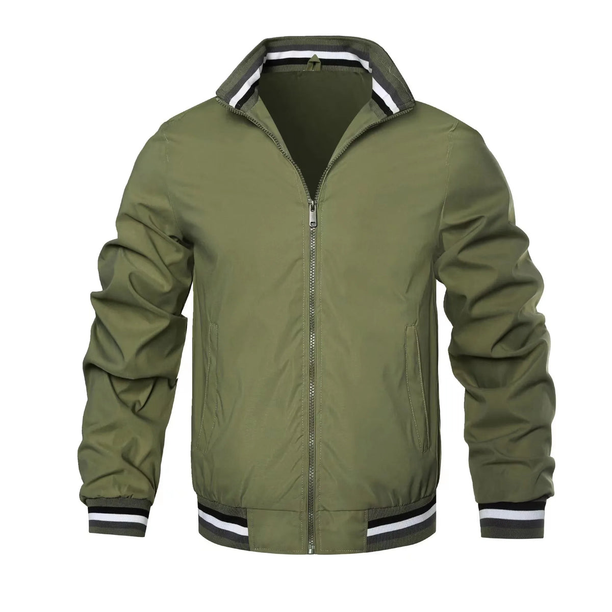 2024 Spring Summer Bomber Jacket Men Black Casual Slim Fit Baseball Mens Jackets New Autumn Fashion High Quality Jackets for Men