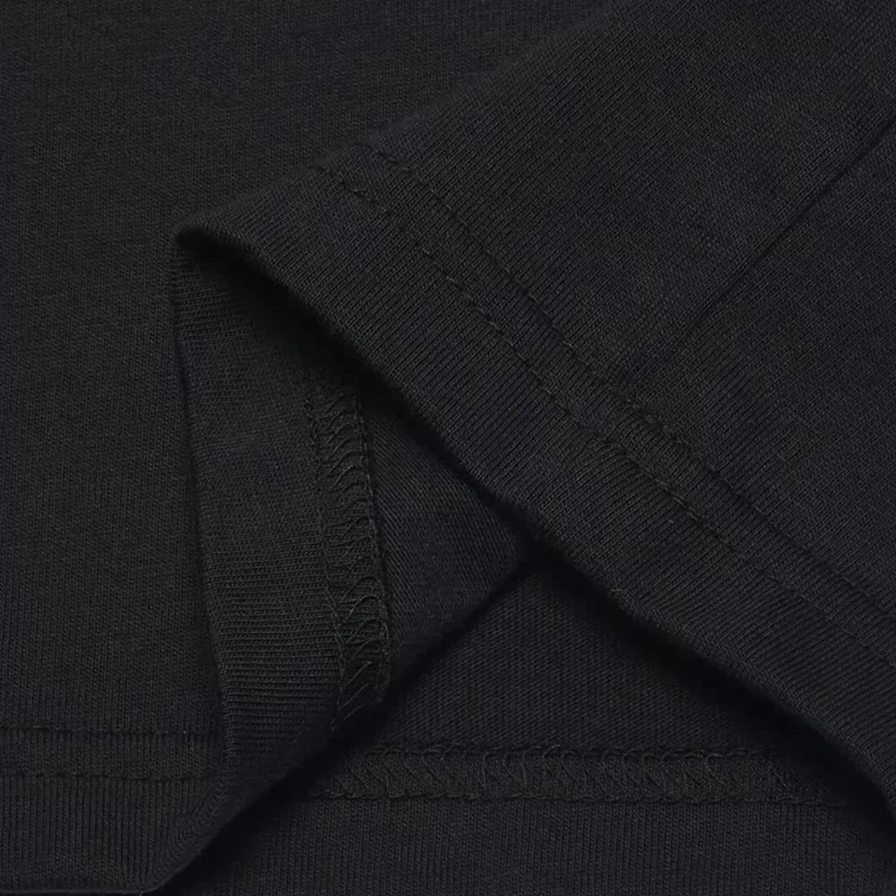 Cotton Hot Sales Mens T-shirt Solid Color Casual Quality Short Sleeve Outdoor Sports Jogging T-shirt Soft Loose Black White Tees