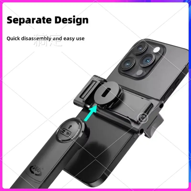 ABT-C17 Monopod 360° Auto-Rotation AI Tracking Shootings Tripod Bluetooth Shutter For Phone Holder Wireless Selfie Stick