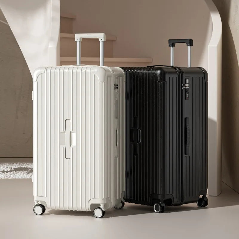 Extra Large Capacity Multifunction Luggage Spinner Wheels Durable Student Travel Case Combination Lock Rolling Luggage Suitcase