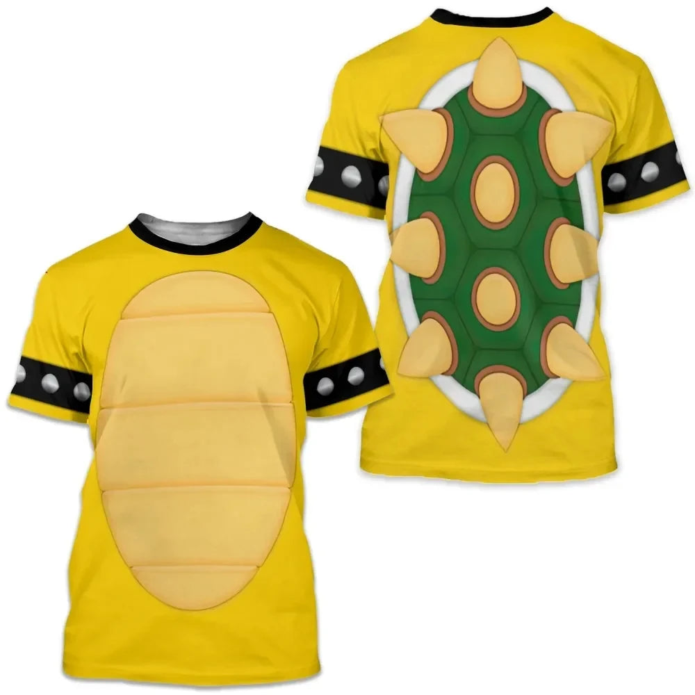 2026 Cartoon 3D Printed T-shirt Harajuku Men's and Women's Casual Tops Cosplay Costume For Kids Boys Gifts Tee Tops Clothes