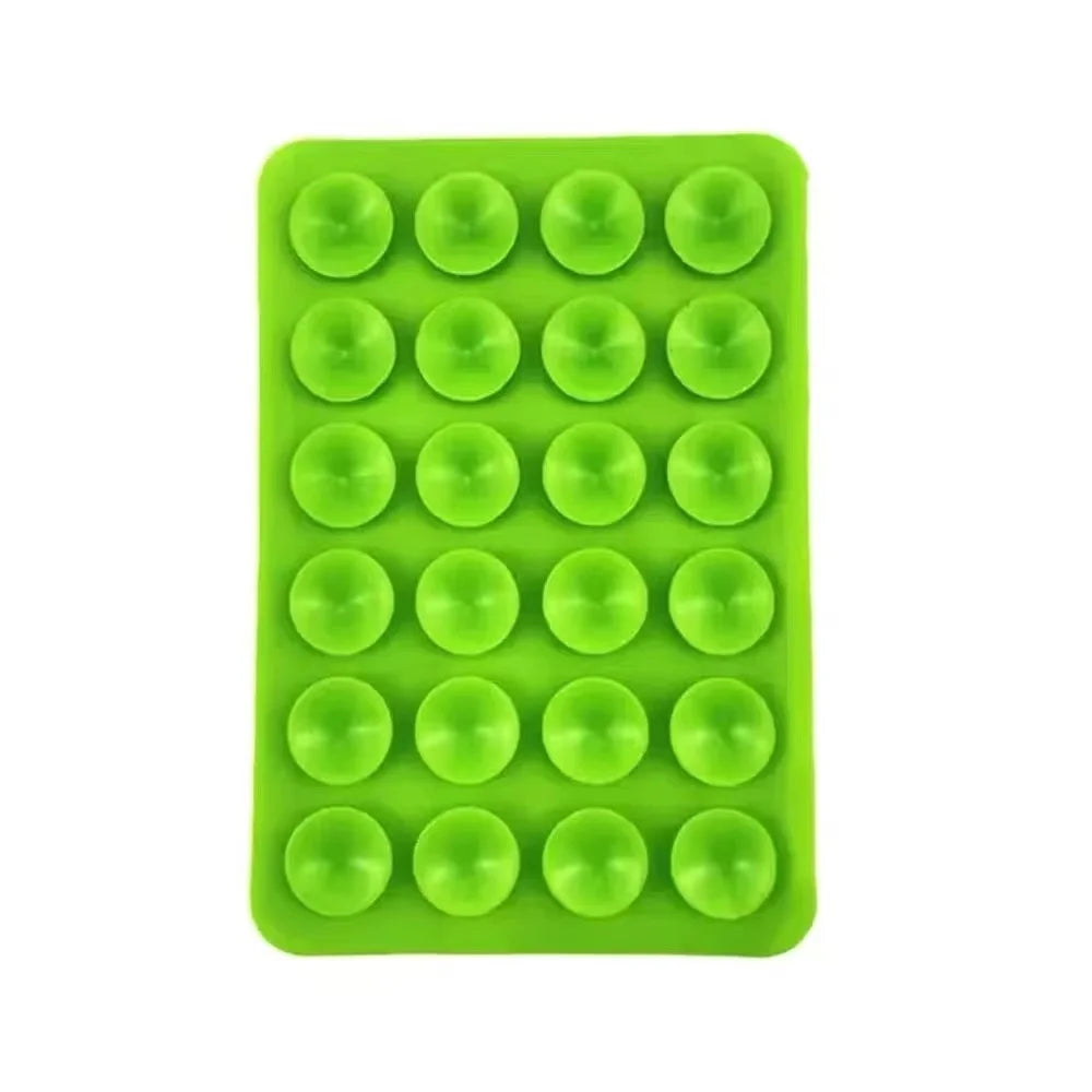 Silicone Suction Phone Holder Mat Multifunctional Suction Cup Wall Stand Square Anti-Slip Single-Sided Case Mount Back Sticker