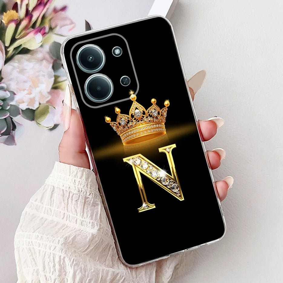 For Xiaomi Redmi 15C 4G Case New Luxury Letters Cover Soft Slim Phone Case For Xiaomi Poco C85 C 85 Redmi15C 4G Back Cover Coque