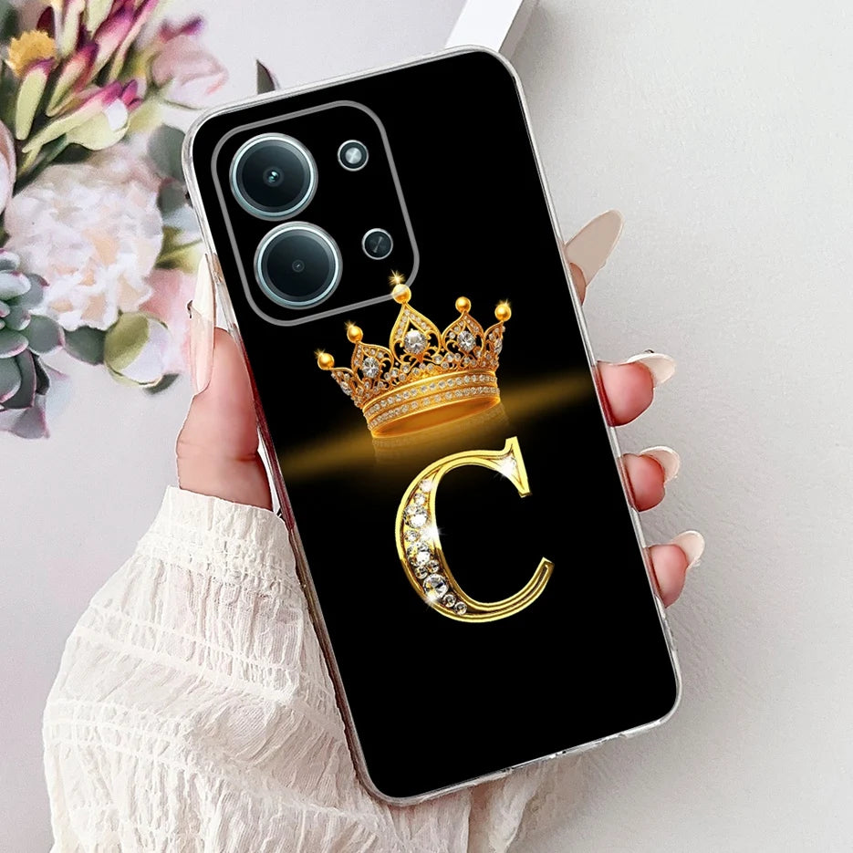 For Xiaomi Redmi 15C 4G Case New Luxury Letters Cover Soft Slim Phone Case For Xiaomi Poco C85 C 85 Redmi15C 4G Back Cover Coque