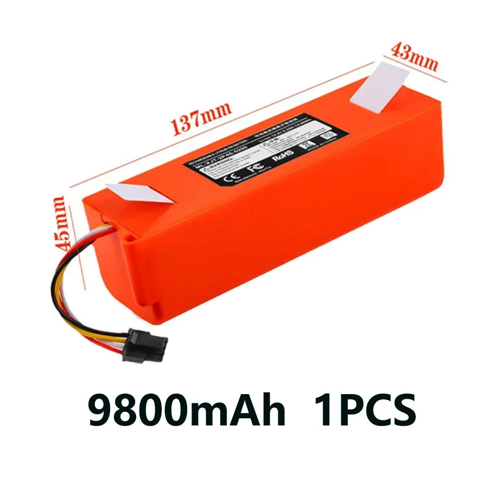 14.4V 12800mAh Replacement Battery For Roborock S6 S7 MaxV Q5 Q7 MAX Robot Vacuum Cleaner Accessories Parts Original👊👊👊