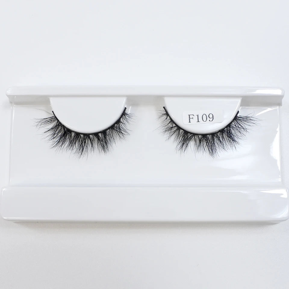 8mm-12mm Natural Mink Lashes New Arrival Short Wispy 3d Mink Eyelashes Wholesale Makeup & Beauty Cat Eye Lashes