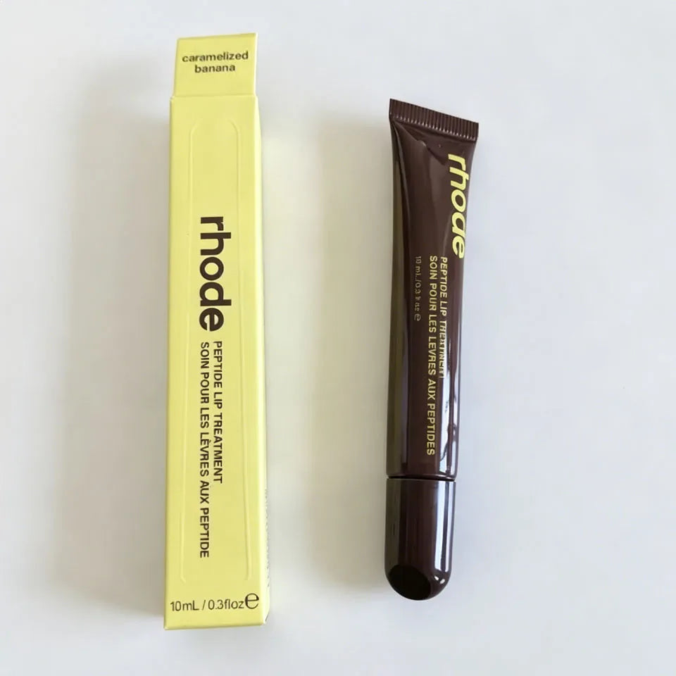 Brand New Banana Peel Eye Mask Peptide Eye Prep 6 Pairs of Hydrogel Eye Patch Per Box Caramelized Banana Ribbon Lip Gloss Makeup
