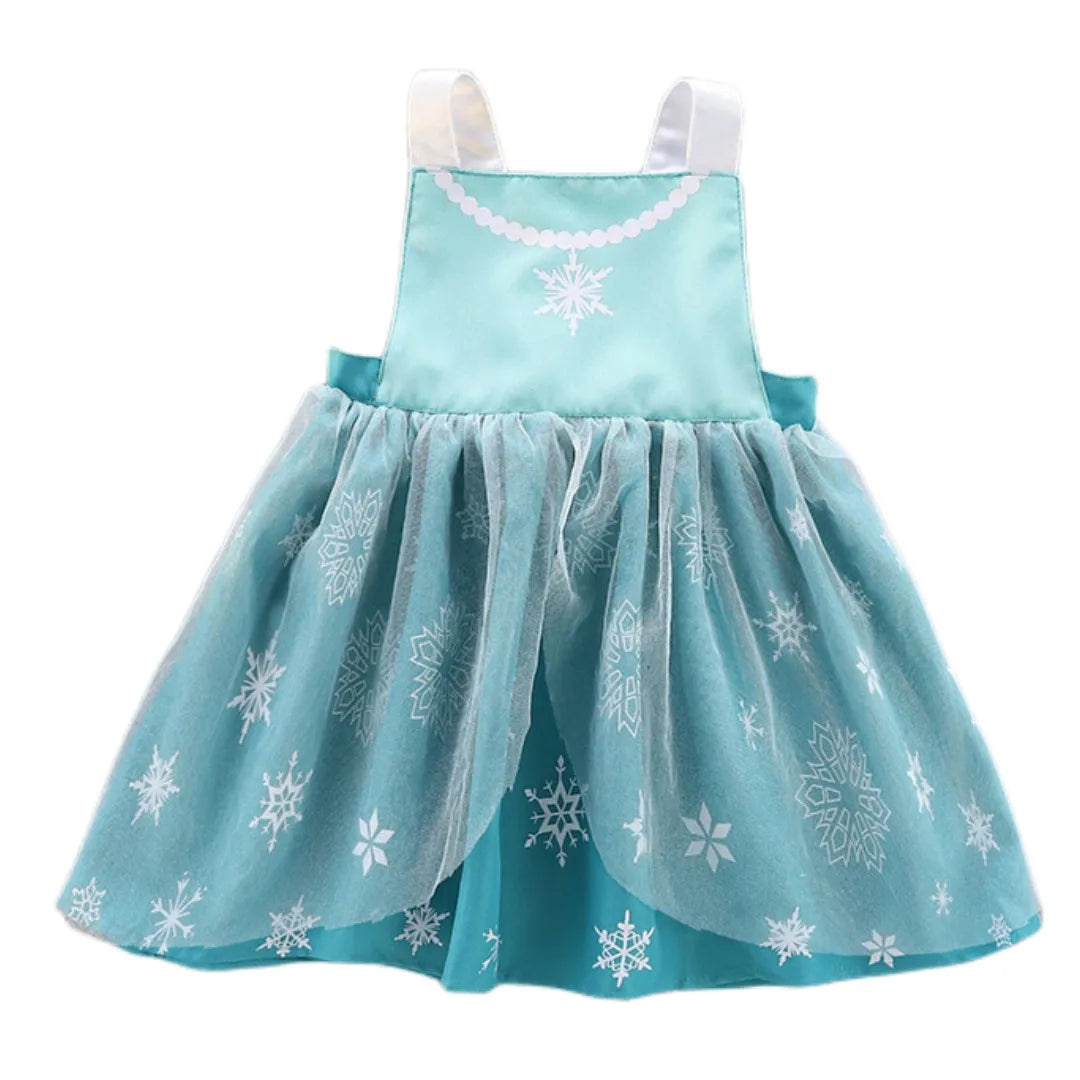 Children's Aprons Baby Painting Overalls Covers Baby Girls Waterproof Eating Bibs Cute Princess Design Kids Colorful Bibs Aprons