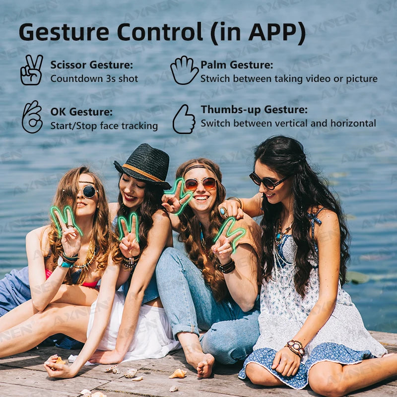 3-Axis Handheld Gimbal Stabilizer with Zoom Function  Fill Light Image Stabilization for Smartphones Supports Face Tracking