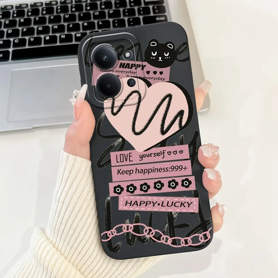 For Xiaomi Redmi 15C 5G Case 15C 4G Europe Cartoons Painted Proective Cover Soft Silicone Phone Case For Redmi15C 15 C Fundas