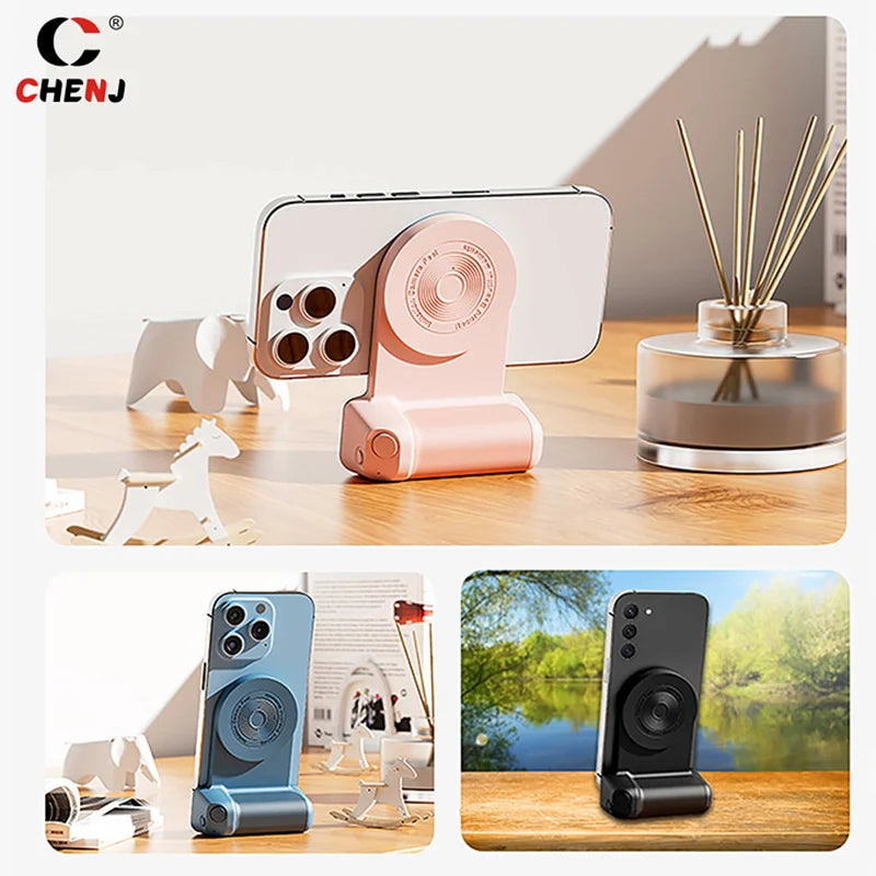 Magnetic Camera Handle Bluetooth Stabilizers For Cell Phones Photo Bracket Anti-shake Selfie For Magsafe Wireless Charge