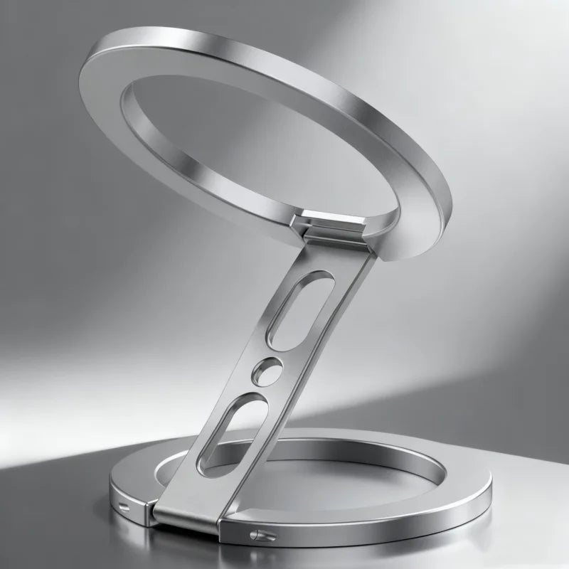 Double-Sided Magnetic Phone Holder, Portable Phone Holder, Suitable for iPhone, Can Be Used on Portable Desks and in Vehicles