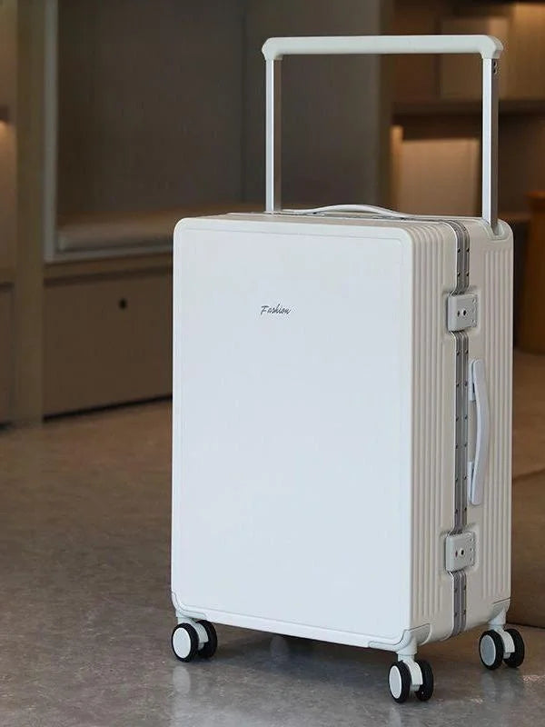 Large Capacity Aluminum Frame Luggage Bag with Multi-directional Wheels for Travel Ladies 2026 New Model Silent Rolling