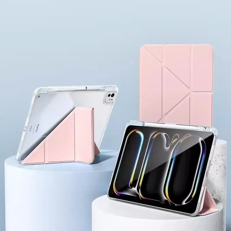2026 New HD Acrylic Case For iPad A16 11th Generation Capa For Air8 M3 M2 Mini A17 Pro 11 13 12.9 Air 7 6 5 4 10th 10.2 " Cover