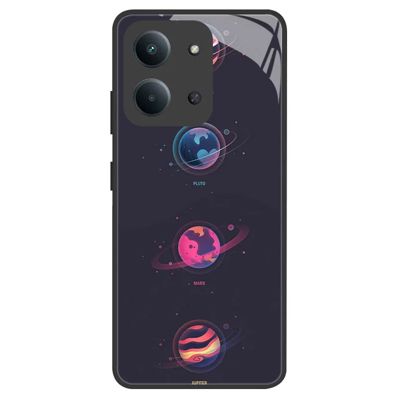 Fundas For Xiaomi Redmi 15C Case Redmi15C 4G 5G 171mm Tempered Glass Back Cover For Poco C85 Bumper Camera Lens Protection Coque